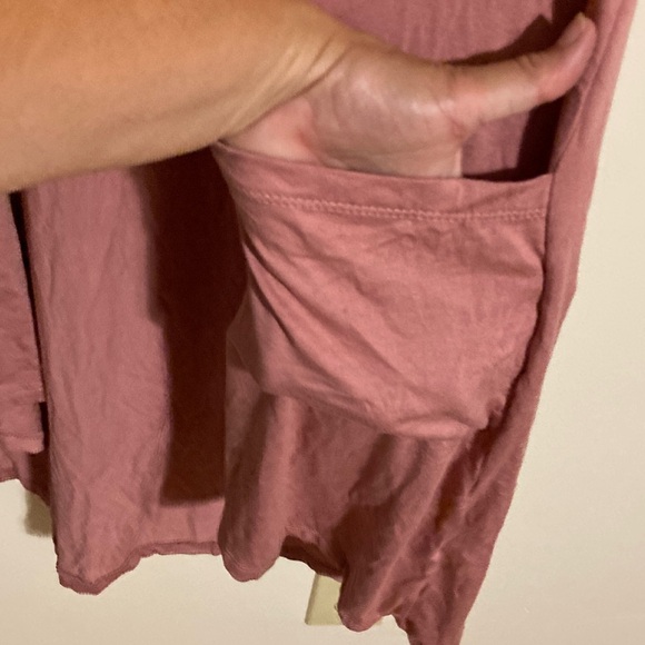 New Lovely Souls size M women’s Pink Open Front Cardigan - Picture 3 of 5